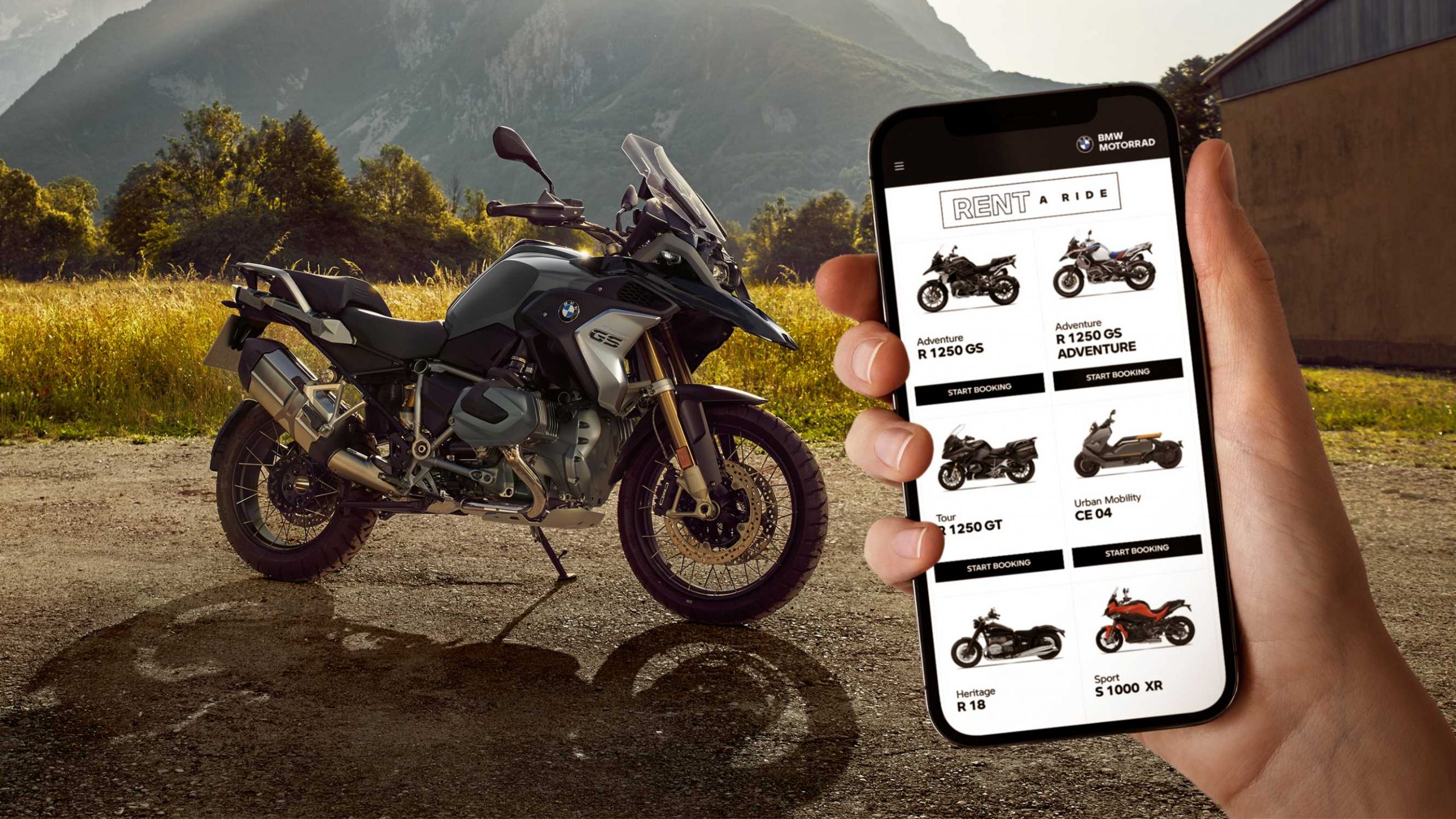 BMW Motorrad Integrates Motorbike Rental Platform Rent a Ride in the Experience Platform Fuel for Life 
